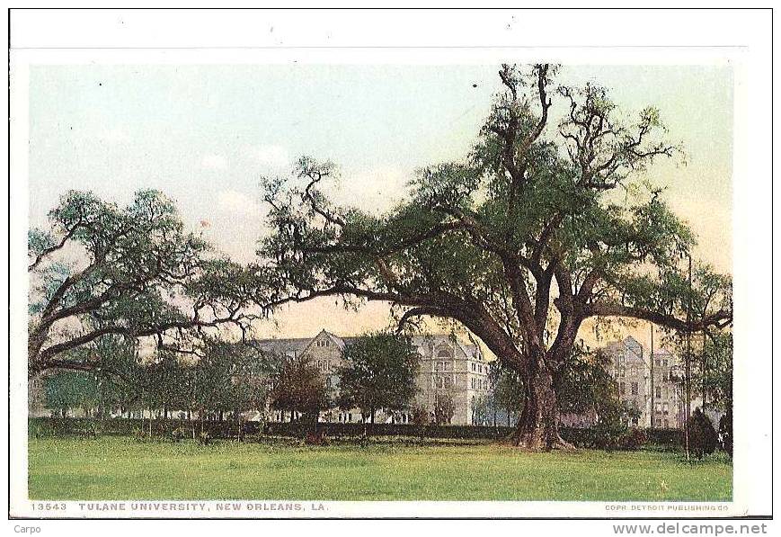 LOUISIANA (LA). Tulane University, New Orleans. - New Orleans