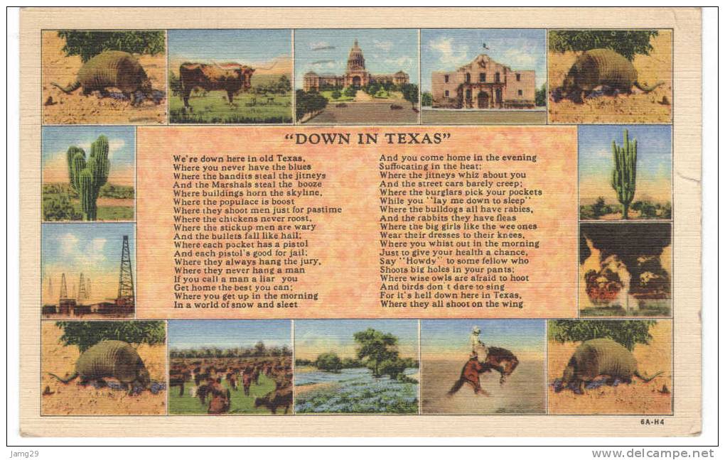 USA/America, Texas, Down In Texas, 1931 - Altri & Non Classificati
