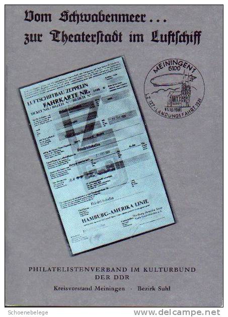 Heft Zeppelin-Meiningen-Fahrt 1931 - Andere & Zonder Classificatie