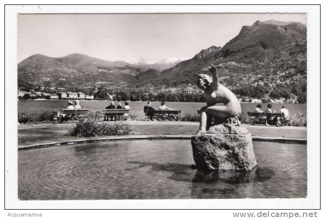 LUGANO - Paradiso, Animata - Cartolina FP BN V 1957 - Paradiso