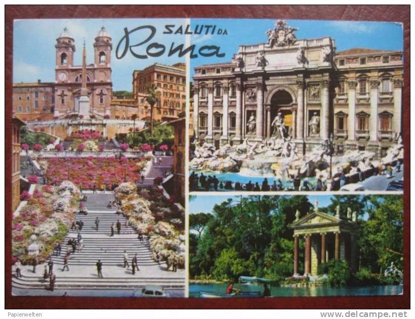 Roma - Mehrbildkarte "Saluti Da Roma" - Mehransichten, Panoramakarten