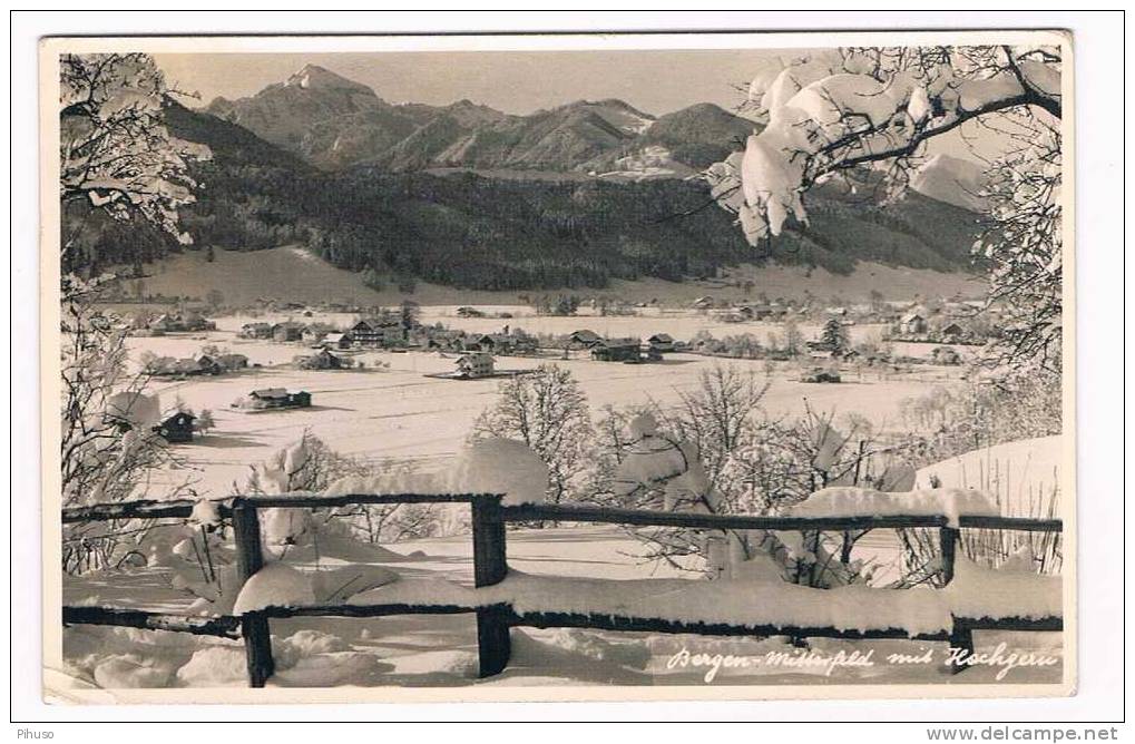 D1182    BERGEN-MITTELFELD : Mit Hochgau - Chiemgauer Alpen