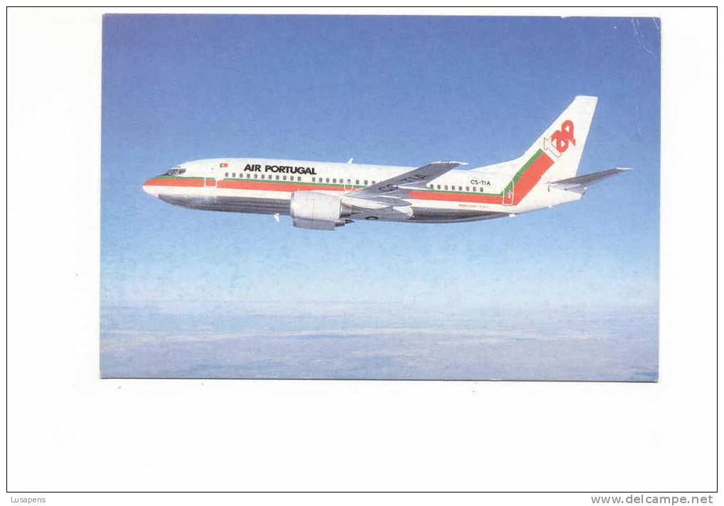 Portugal Cor 08995 – TAP AIR PORTUGAL - BOEING 737-300 - 1946-....: Moderne