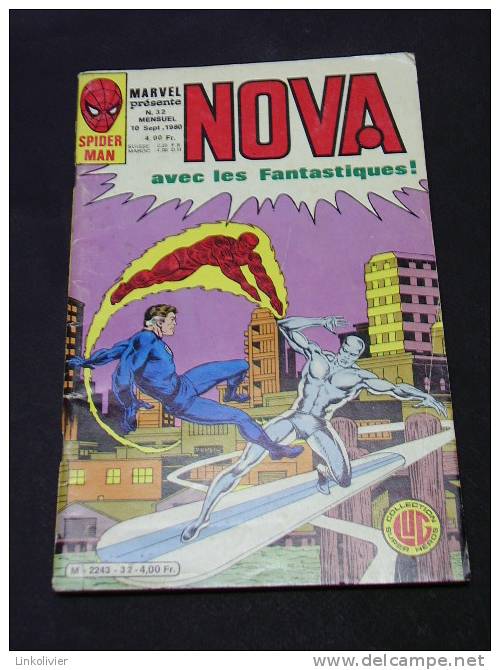 NOVA Avec Les Fantastiques N° 32 Marvel - Ed LUG 1980 / Spiderman/ Le Surfer D´argent / Les 4 Fantastiques - Nova