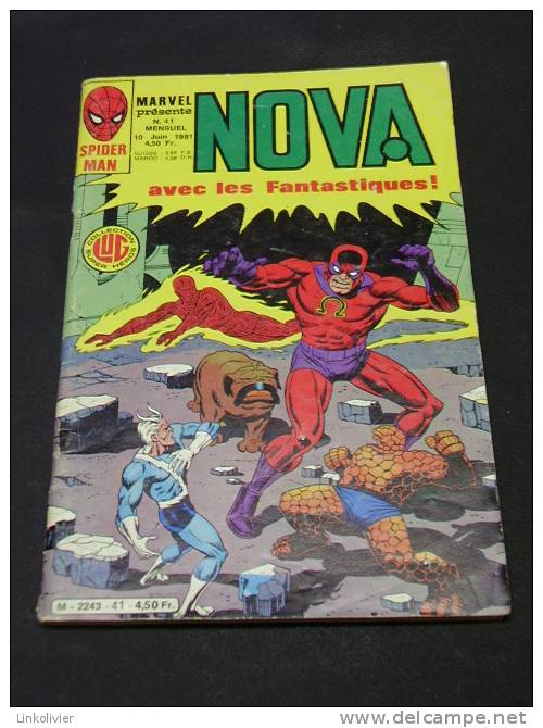 NOVA Avec Les Fantastiques N° 41 Marvel - Ed LUG 1981 / Spiderman/ Spider-Woman/ Les 4 Fantastiques - Nova