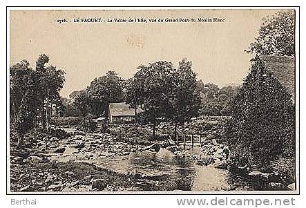 56 LE FAOUET - La Vallee De L Elle, Vue Du Grand Pont Du Moulin Blanc - Faouët