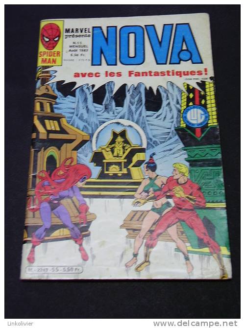 NOVA Avec Les Fantastiques N° 55 Marvel - Ed LUG 1982 / Spiderman / Spider-Woman / Les 4 Fantastiques - Nova