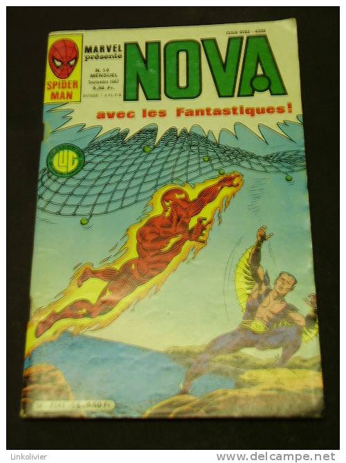NOVA Avec Les Fantastiques N° 56 Marvel - Ed LUG 1982 / Spiderman / Spider-Woman / Les 4 Fantastiques - Nova