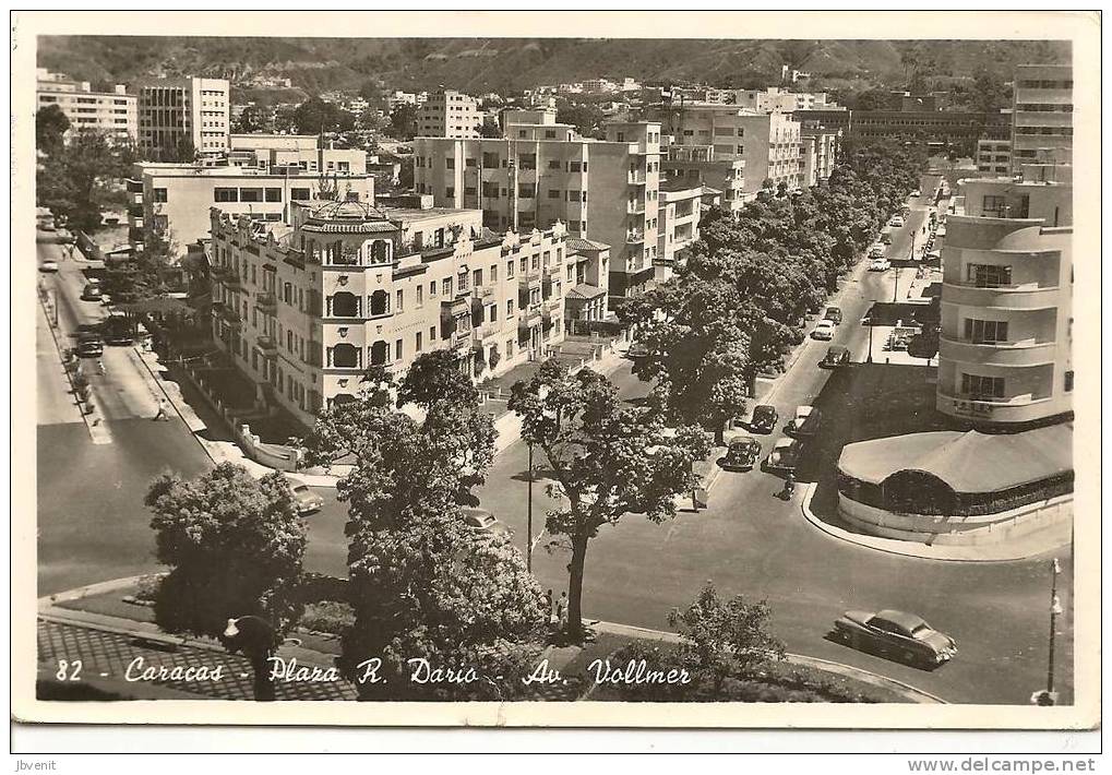 VENEZUELA - CARACAS - Plaza R. Dario - Avenida Vollmer (vera Foto) - Venezuela