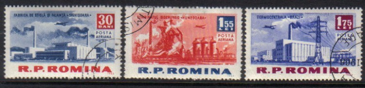 ROMANIA   Scott #  C 129-34 VF USED - Oblitérés