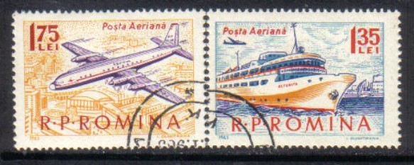 ROMANIA   Scott #  C 137-41 VF USED - Gebruikt