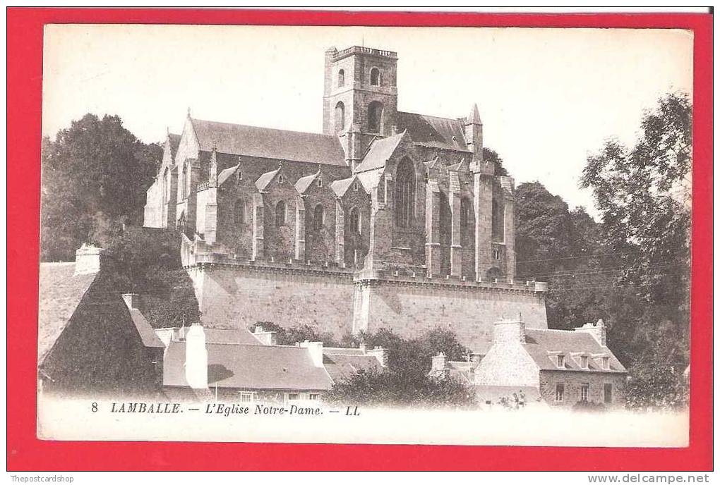 °°° CPA 22 LAMBALLE  L'Eglise Notre-Dame No8 MORE LAMBALLE LISTED FOR SALE LL LOUIS LEVY - Lamballe