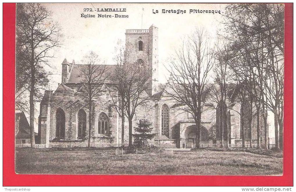 °°° CPA 22 LAMBALLE  Eglise Notre-Dame No.272 MORE LAMBALLE LISTED FOR SALE LA BRETAGNE PITTORESQUE - Lamballe