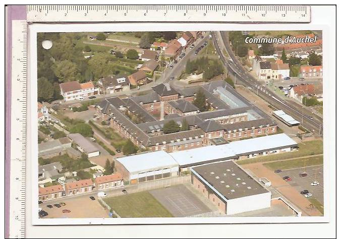 Pas De Calais, Photo Carte Postale De La Commune D´Auchel, Vue Aérienne Grands Bureaux - - Autres & Non Classés