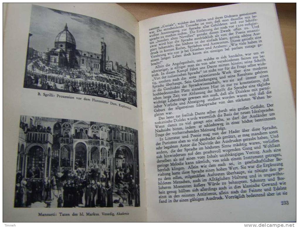 KULTUR UND KUNST DER RENAISSANCE IN ITALIEN-Jacob BURCKARDT-Deutsche Buch-Gemeinschaft-132 Abbildungen- - Kunst