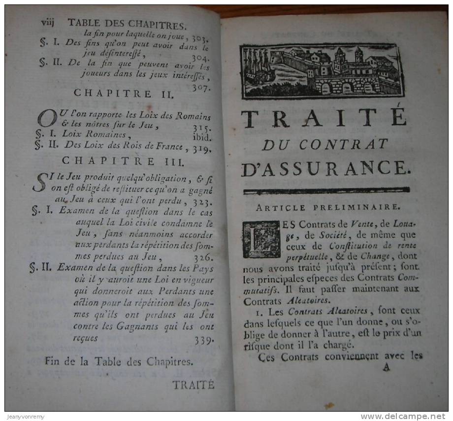 Traités des contrats aléatoires, selon les régies tant du for de la conscience que du for extérieur - 1767.