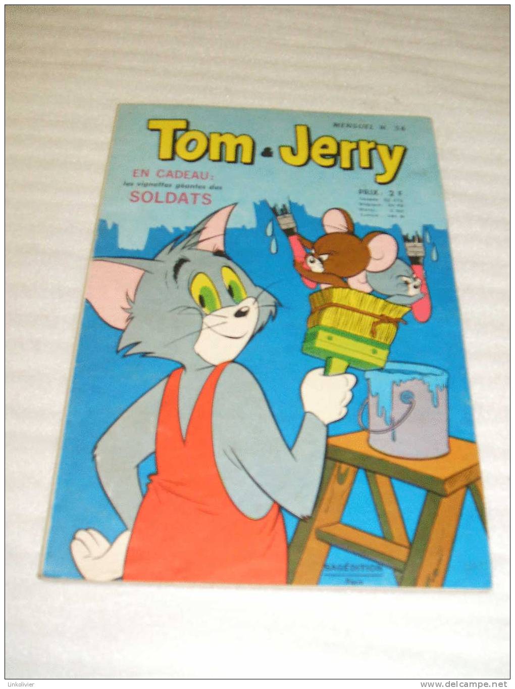 TOM Et JERRY Mensuel N° 56 - SAGEDITION 1972 - Dos Vignette Soldat De La Garde Impériale 1811 - Sagédition