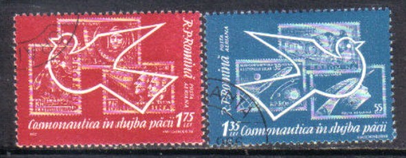 ROMANIA   Scott #  C 119-22 VF USED - Usado