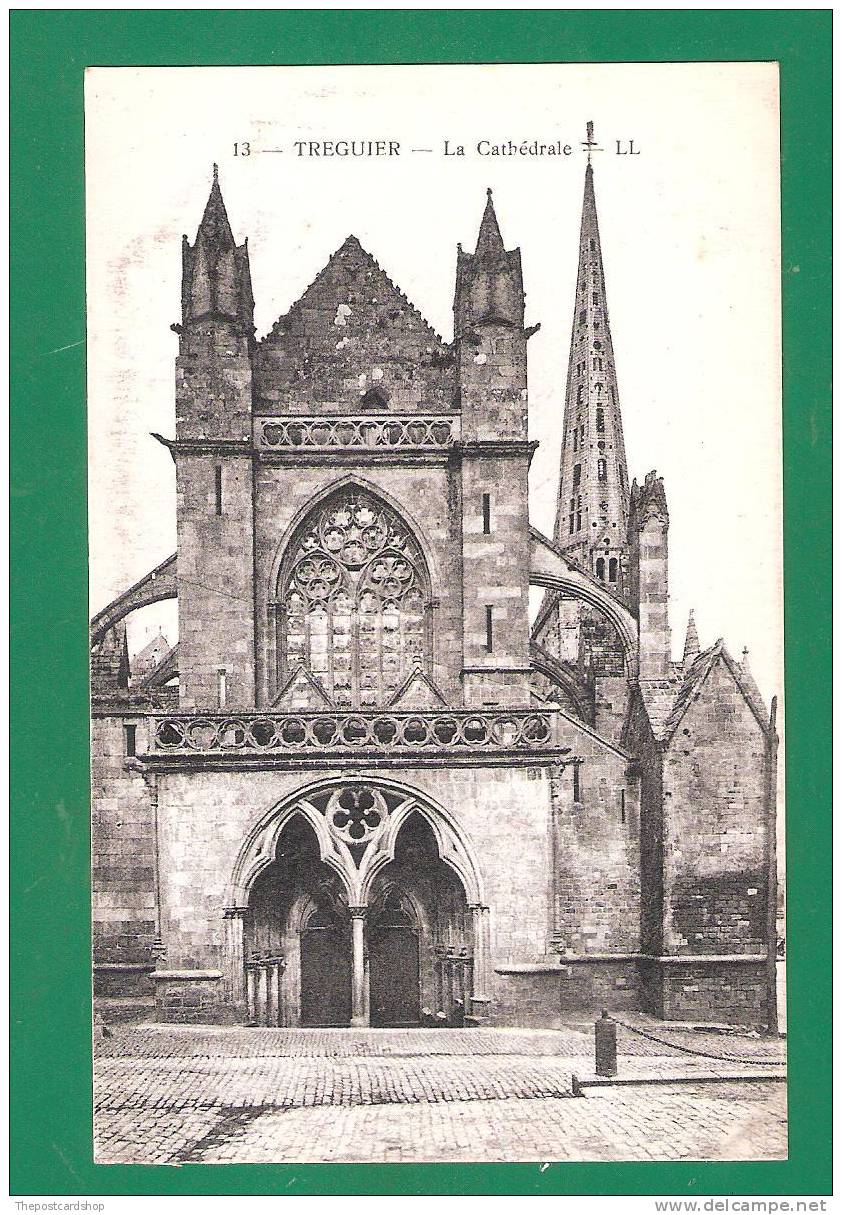 °°° CPA 22 TREGUIER - No.13 LA CATHEDRALE LL  MORE TREGUIER LISTED FOR SALE - Tréguier