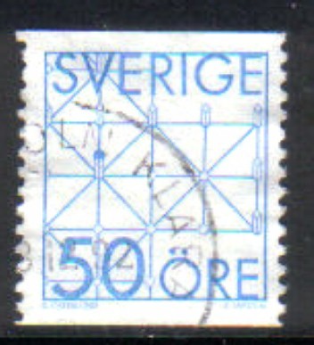 SWEDEN   Scott #  1434  VF USED - Oblitérés