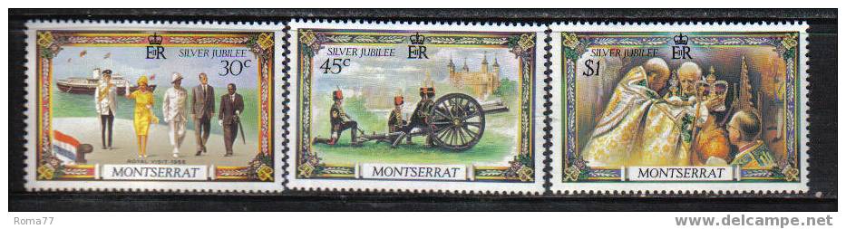 855 - MONTSERRAT, 1977 : Silver Jubilee Elizabeth II  *** - Montserrat