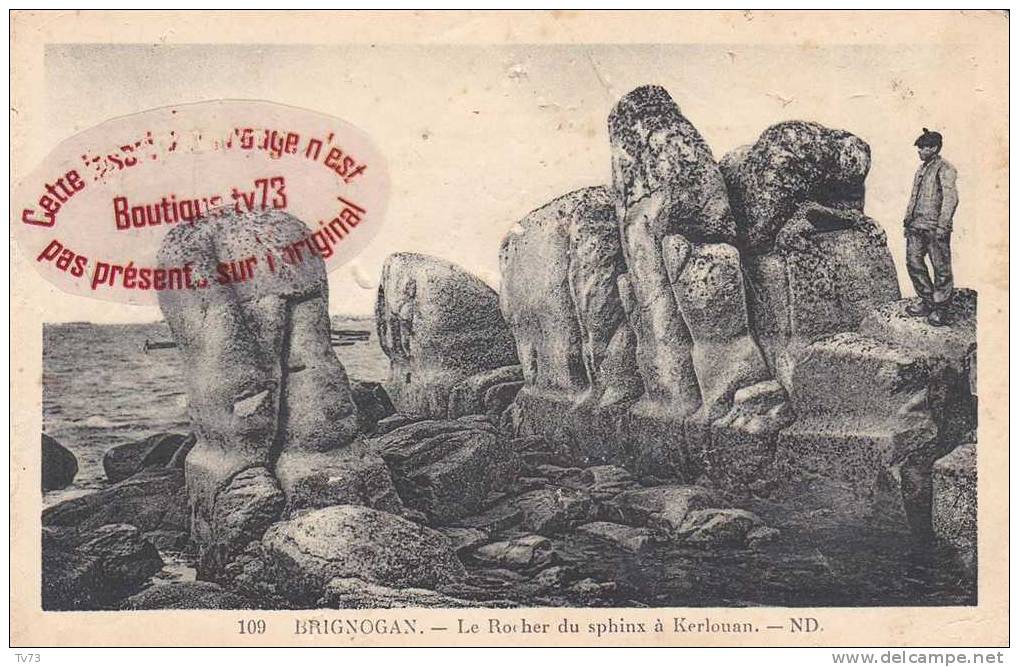 CpG0979 - BRIGNOGAN - Le Rocher Du Sphinx A Kerlouan - (29 - Finistère) - Brignogan-Plage