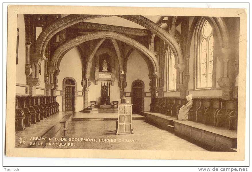 C9232 - Abbaye ND DE Scourmont, Forges-Chimay - Salle Capitulaire - Chimay