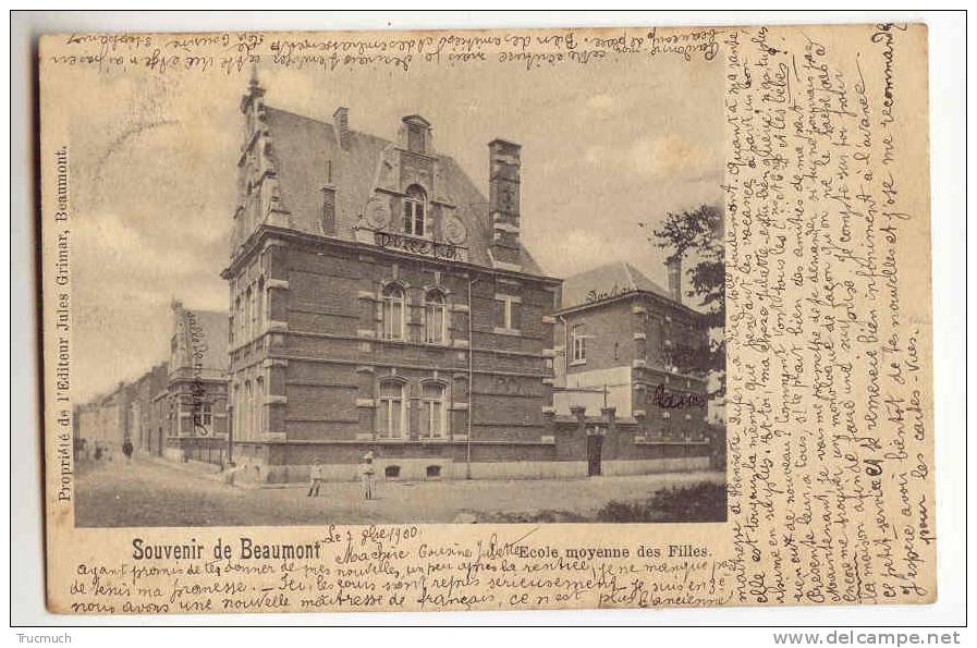 C9195 - Souvenir De Beaumont - Ecole Moyenne Des Filles - Beaumont