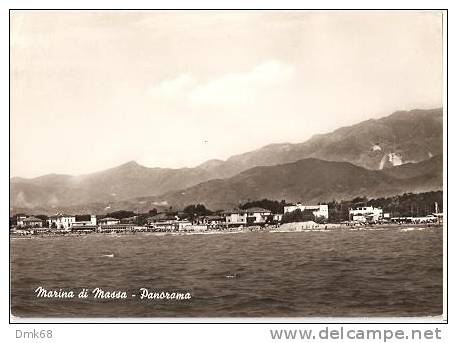 MARINA DI MASSA ( MASSA ) PANORAMA - 1962 - Massa