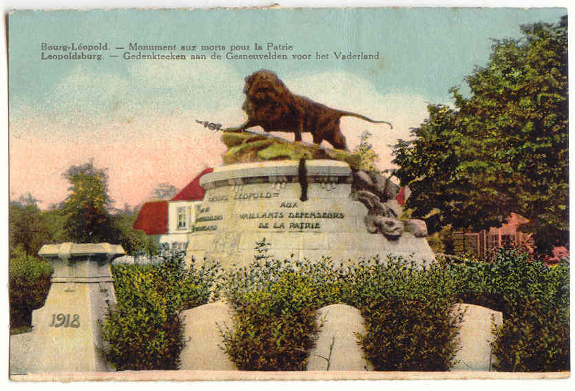 217 - BOURG-LEOPOLD  -  Monument Aux Morts Pour La Patrie - Leopoldsburg