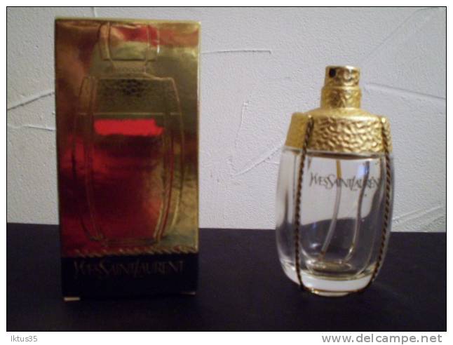 VAPORISATEUR EAU DE TOILETTE YVES SAINT LAURENT-50 Ml VIDE AVEC SA BOITE - Flaconi Profumi (vuoti)