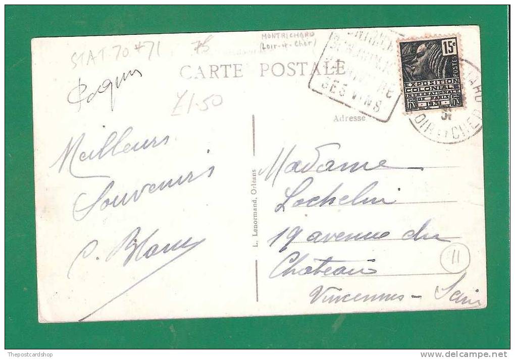 CPA 41 MONTRICHARD  LES BORDS DU CHER MORE CARDS LISTED @ 1 EURO - Montrichard