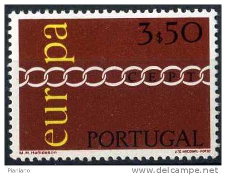 PIA  -  PORTOGALLO  -  1971  : Europa   (Yv 1107-09) - 1971
