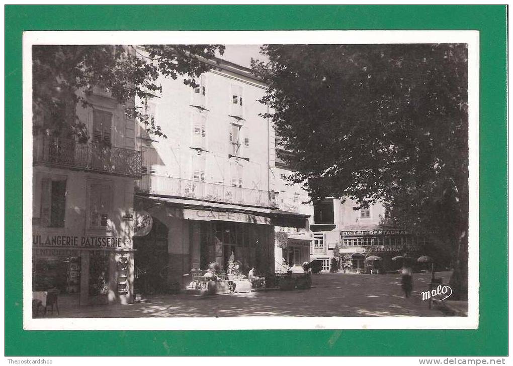 CPA PUGET THENIERS  No2892 LA PLACE REAL PHOTO MORE CARDS LISTED @ 1 EURO START - Other & Unclassified