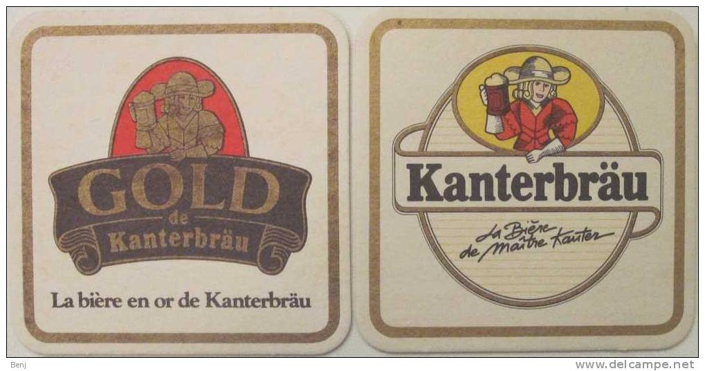 La bière de Maître Kanter Kanterbrau Sous bock de bière 