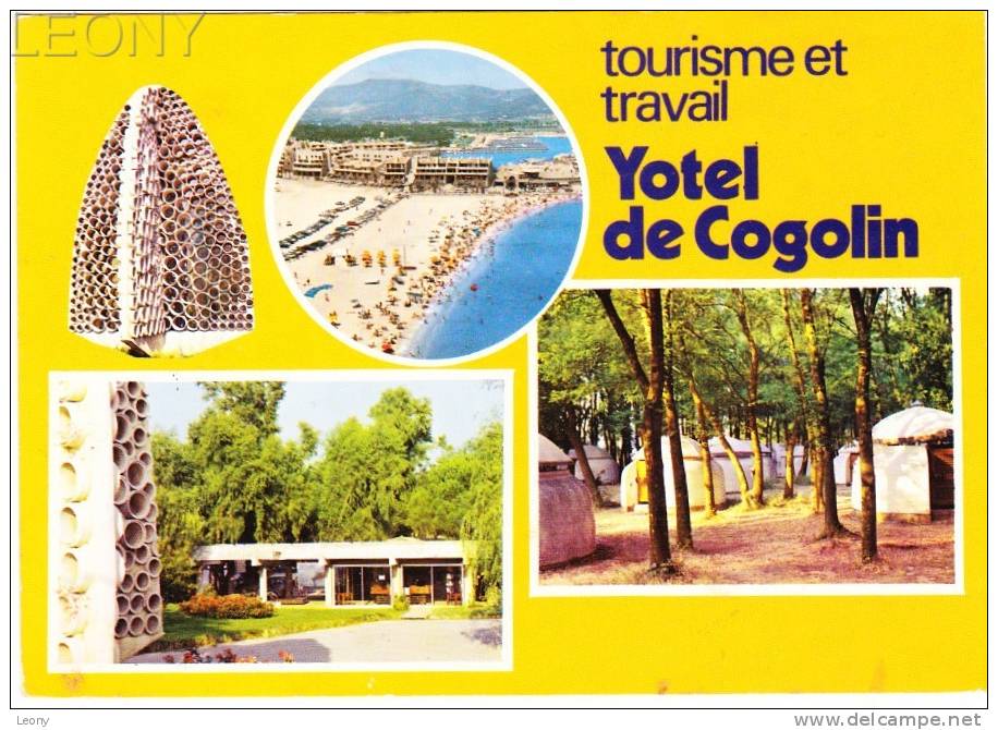 CPM De COGOLIN (83) - " YOTEL De COGOLIN "  Camping Caravaning  Tourisme Et Travail  -1978 - Cogolin