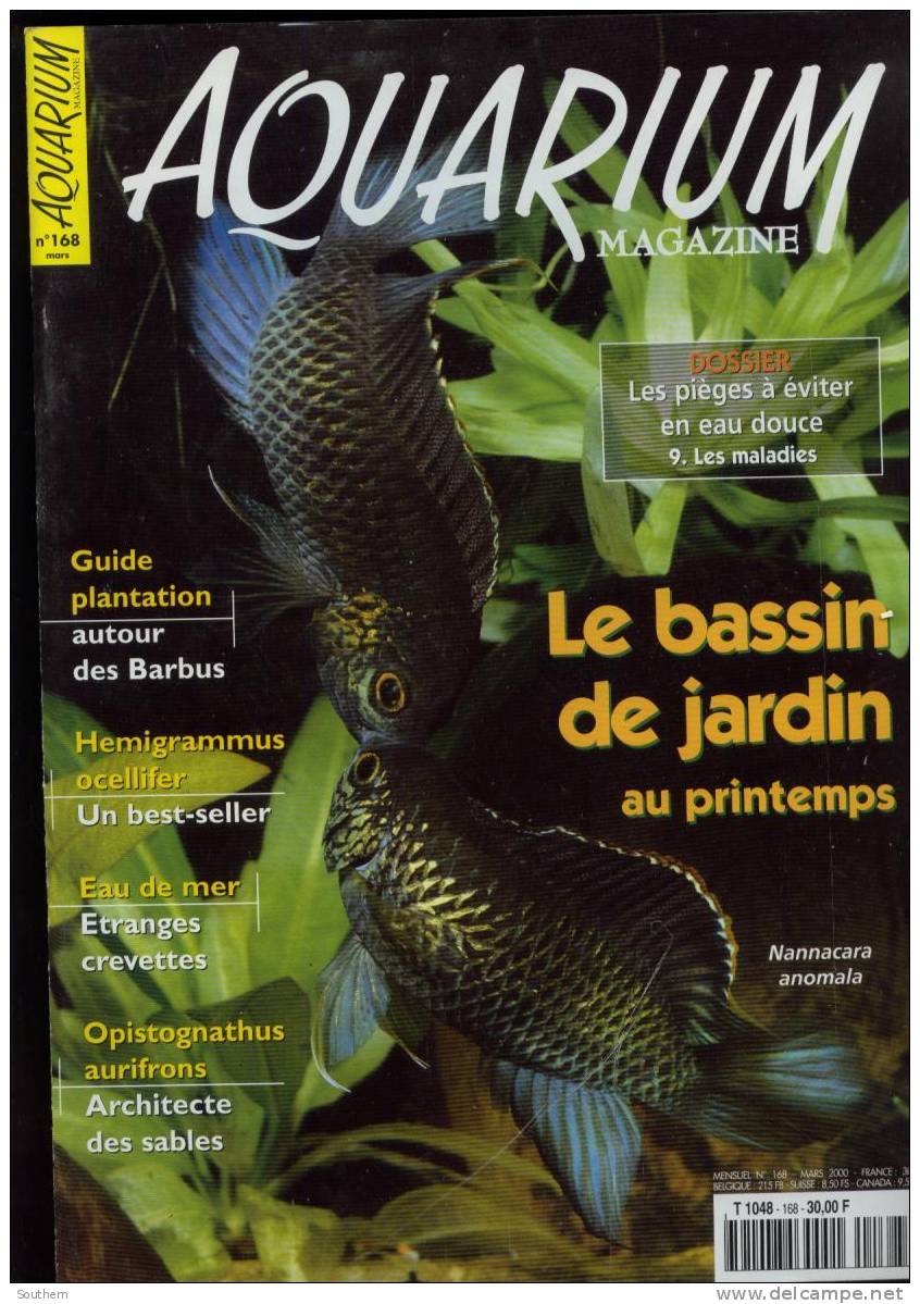 Aquarium Magazine 168 Autour Des Barbus Un Best-seller Etranges Crevettes Architecte Des Sables - Dieren