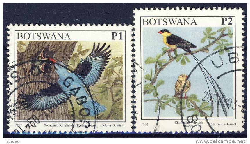 #Botswana. 1997. Birds. Michel 640+43. Cancelled(o) - Botswana (1966-...)