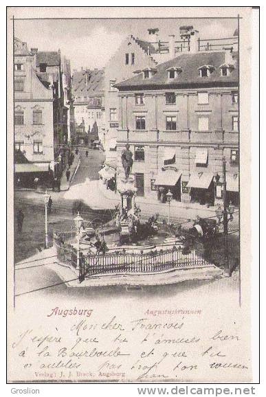 AUGSBURG AUGUSTUSBRUNNEN 1901 - Augsburg