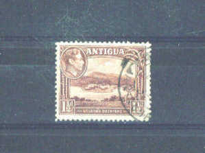 ANTIGUA - 1938 George VI 11/2d FU - 1858-1960 Colonie Britannique