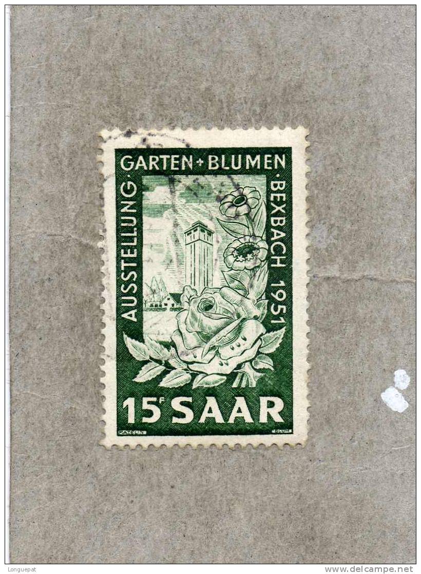 SARRE : Exposition Horticole De  Mittelbexbach - Agriculture - - Used Stamps