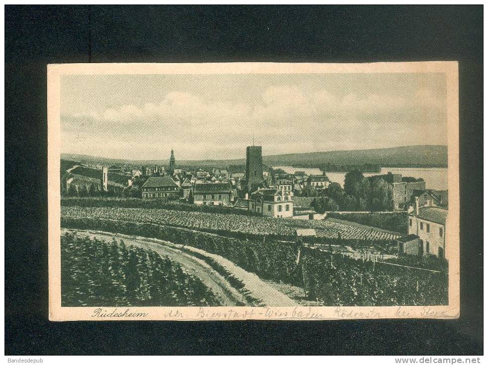 Allemagne - Rüdesheim (vue Générale) - Ruedesheim A. Rh.