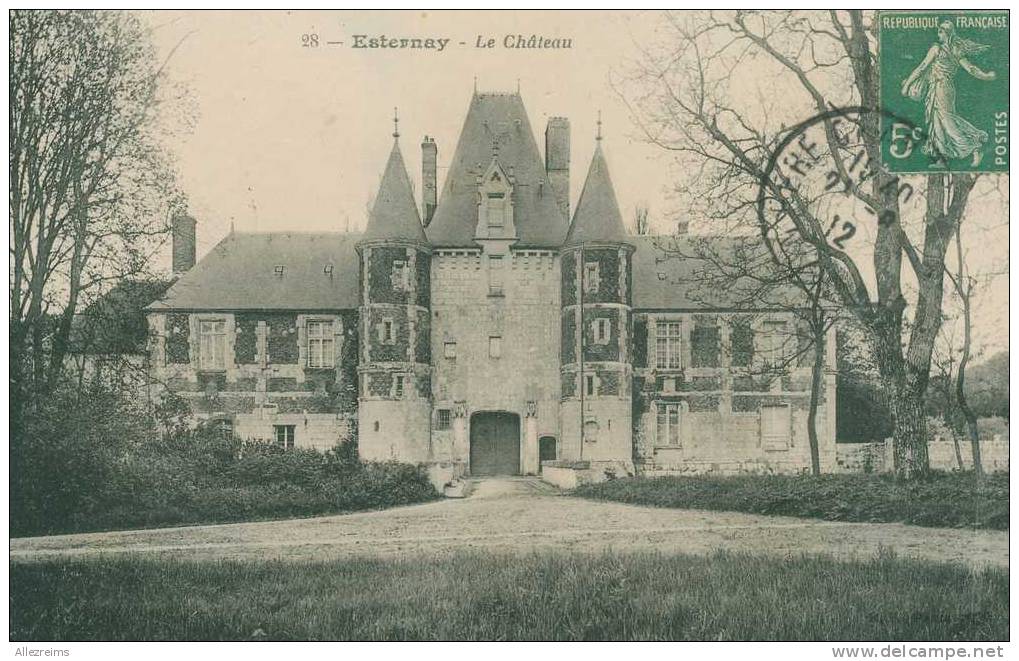 CPA 51 : ESTERNAY   Le Chateau     A   VOIR !!!!!!!!! - Esternay