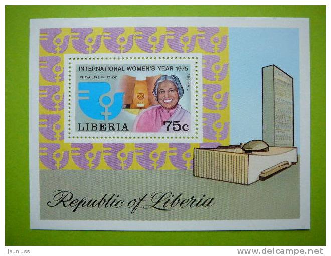 Liberia 1975 International Women´s Day S/s ** MNH - Muttertag
