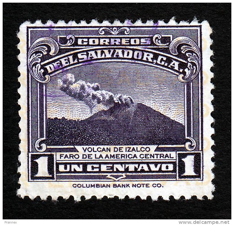 El Salvador, Scott #559, Used, Volcano Of Izalco, Issued 1935 - El Salvador