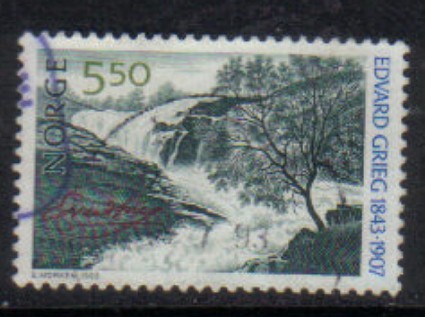 NORWAY   Scott #  1039  VF USED - Gebruikt