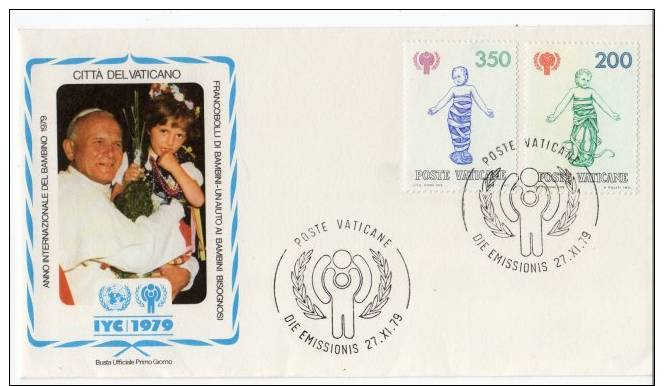 Premier Jour Année Internationale De L´enfant 1979 - FDC