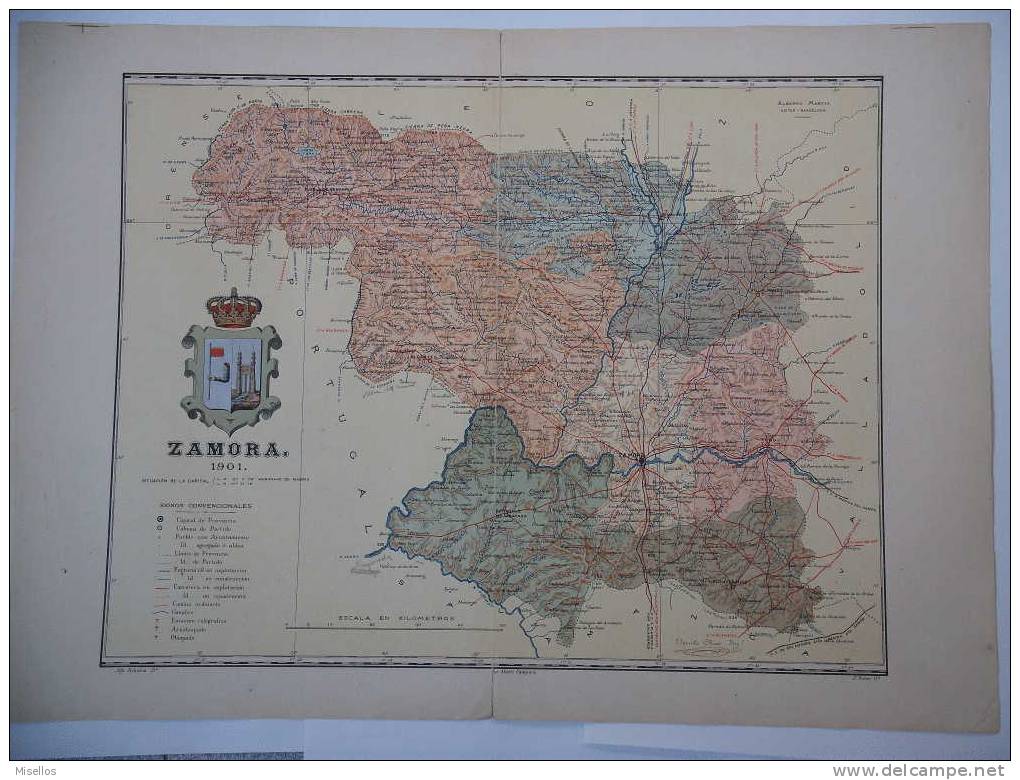 Lote mapas Castilla Leon : Avila + Burgos + Leon + Palencia + Salamanca + Segovia + Soria + Valladolid y Zamora