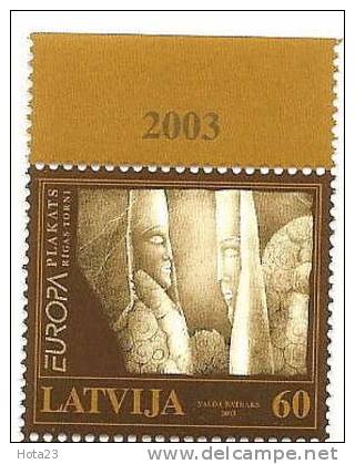 Lettonie - Letland - Latvia  Europa CEPT 2003  MONOMENTS   MNH - 2003