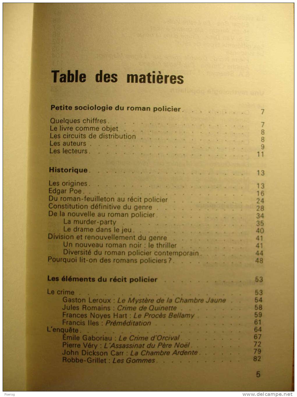 LE ROMAN POLICIER - LAROUSSE - 1974 - Par Josée Dupuy - Autres & Non Classés